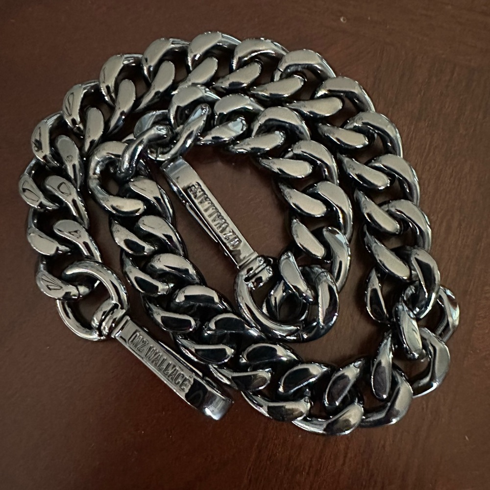 MZ Wallace Gun Metal Color Replacement Chain 20” NWOT